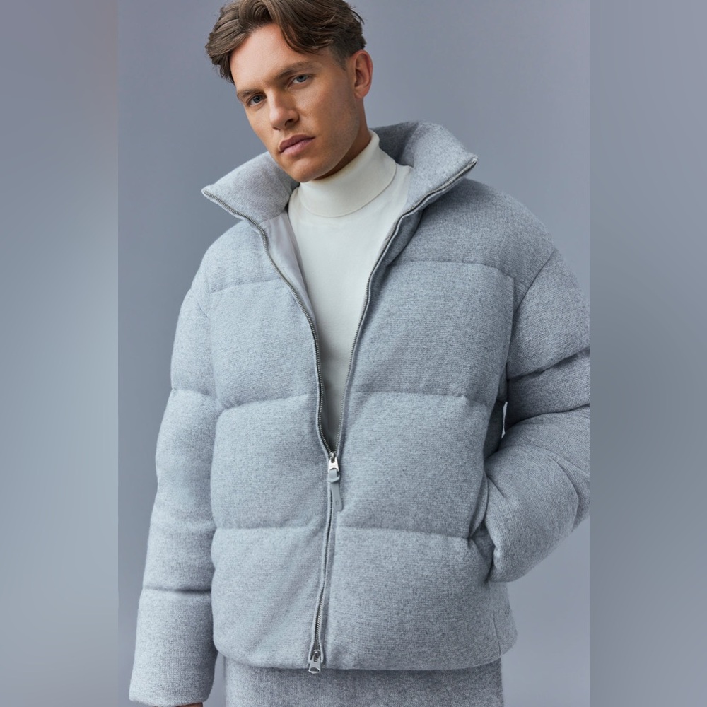 Mackage Unisex Light Gray Puffer Jacket - Picture 3 of 16